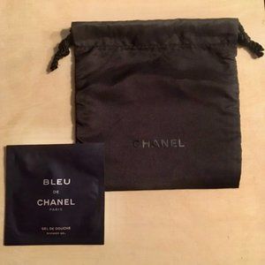 Bleu de Chanel Gel de Douche shower gel sample+bag
